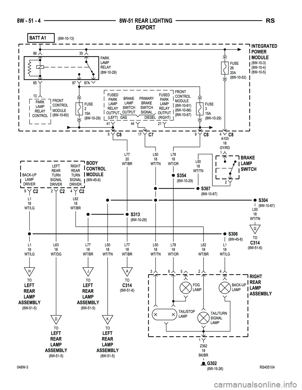 CHRYSLER VOYAGER 2004  Service Manual 