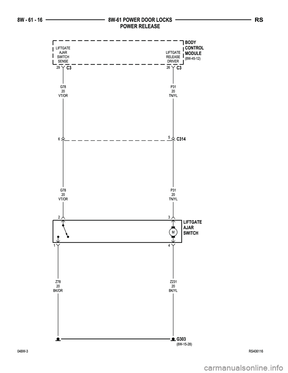CHRYSLER VOYAGER 2004  Service Manual 