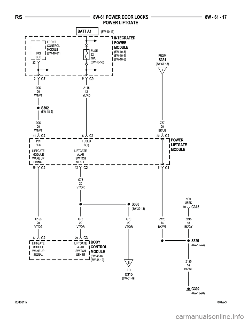 CHRYSLER VOYAGER 2004  Service Manual 