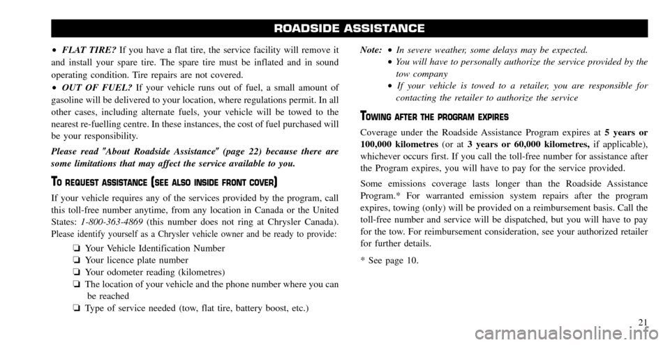 CHRYSLER 300 2010 1.G Warranty Booklet 
