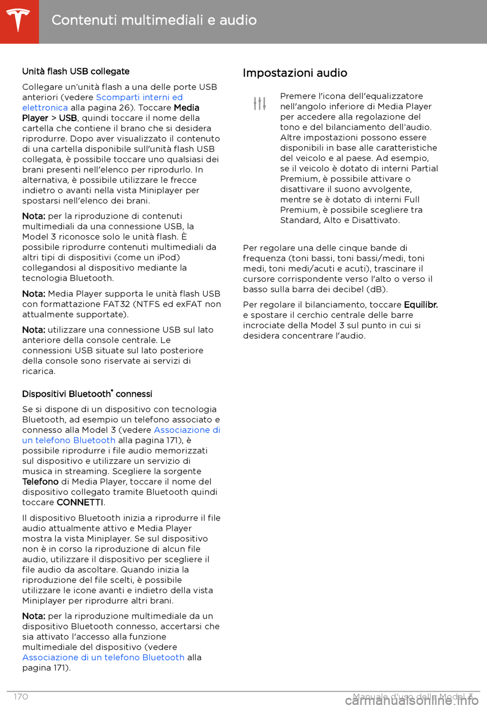 TESLA MODEL 3 2020  Manuale del proprietario (in Italian) Unit