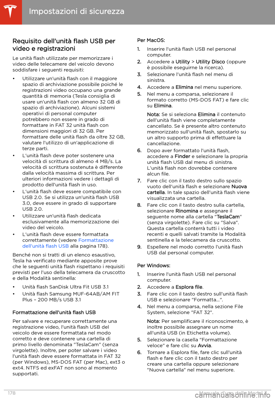 TESLA MODEL 3 2020  Manuale del proprietario (in Italian) Requisito dell