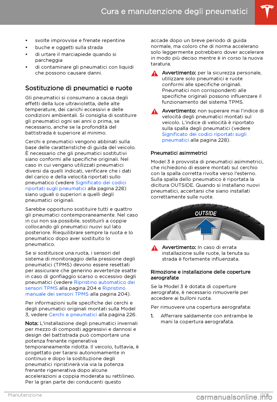 TESLA MODEL 3 2020  Manuale del proprietario (in Italian) 