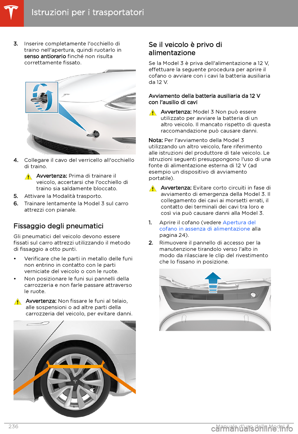TESLA MODEL 3 2020  Manuale del proprietario (in Italian) 3.Inserire completamente l