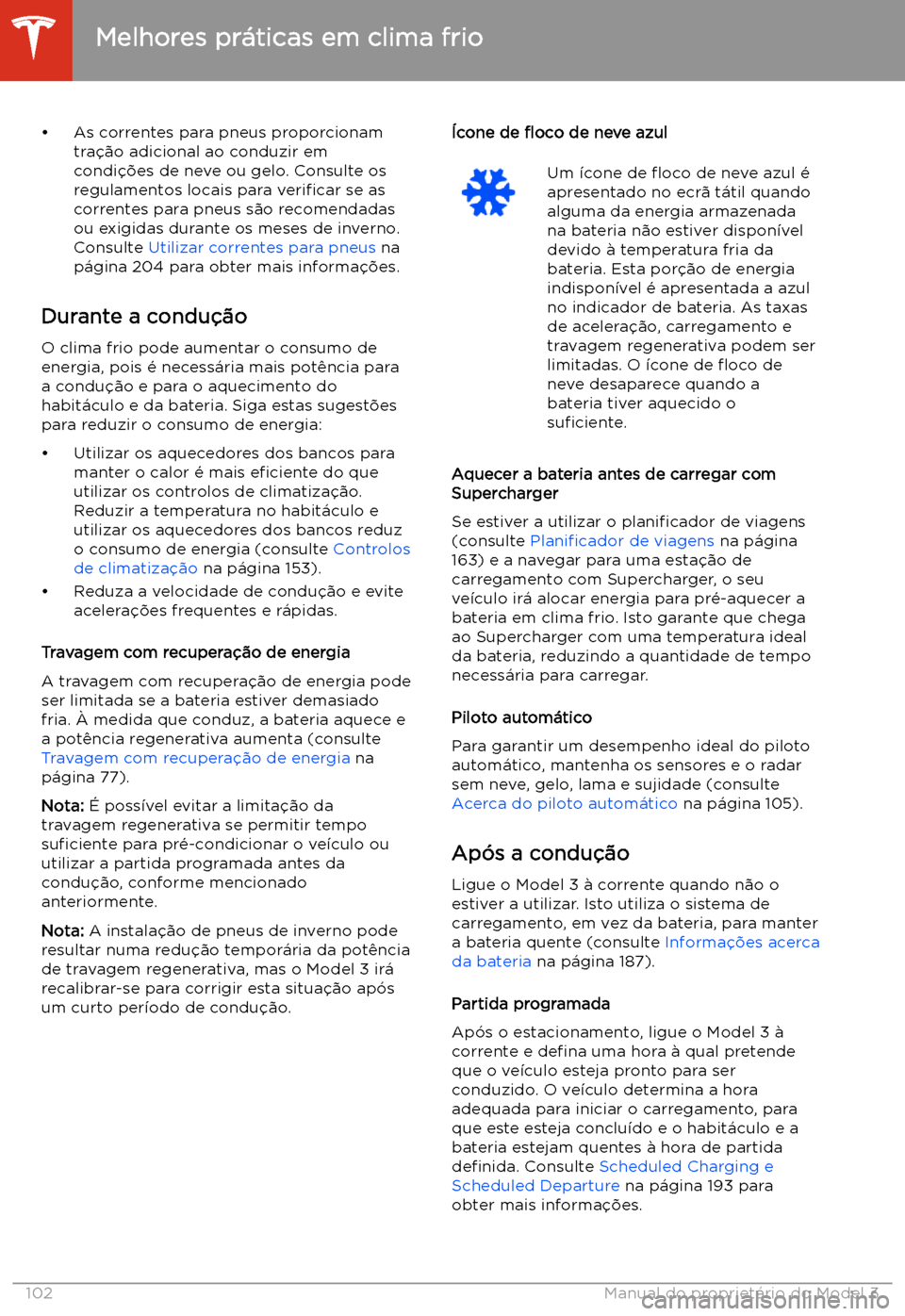 TESLA MODEL 3 2020  Manual do proprietário (in Portuguese) 