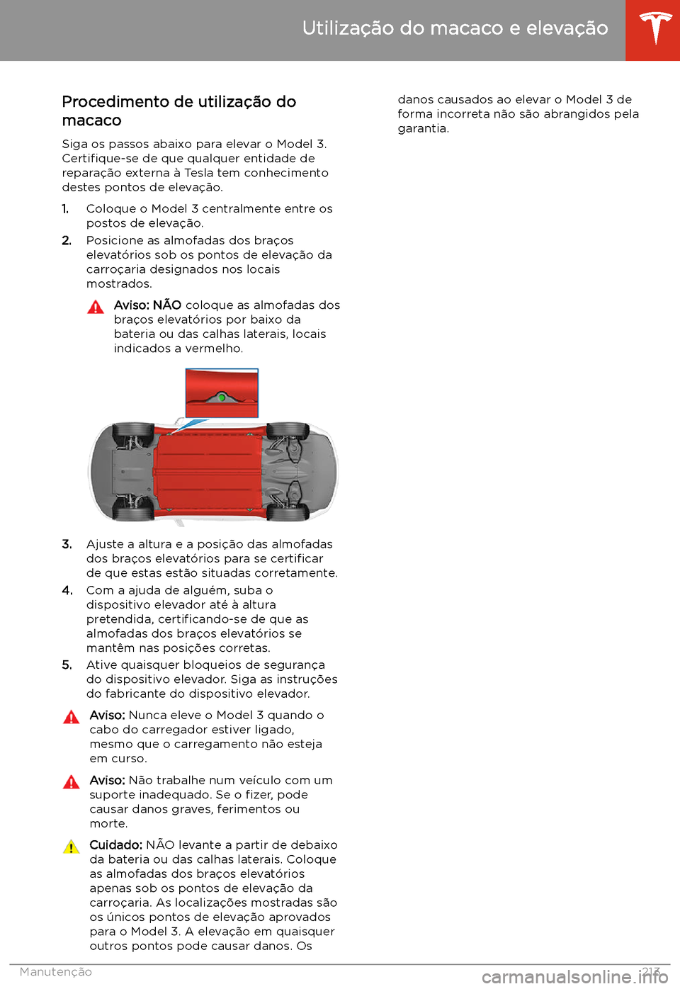 TESLA MODEL 3 2020  Manual do proprietário (in Portuguese) Utiliza
