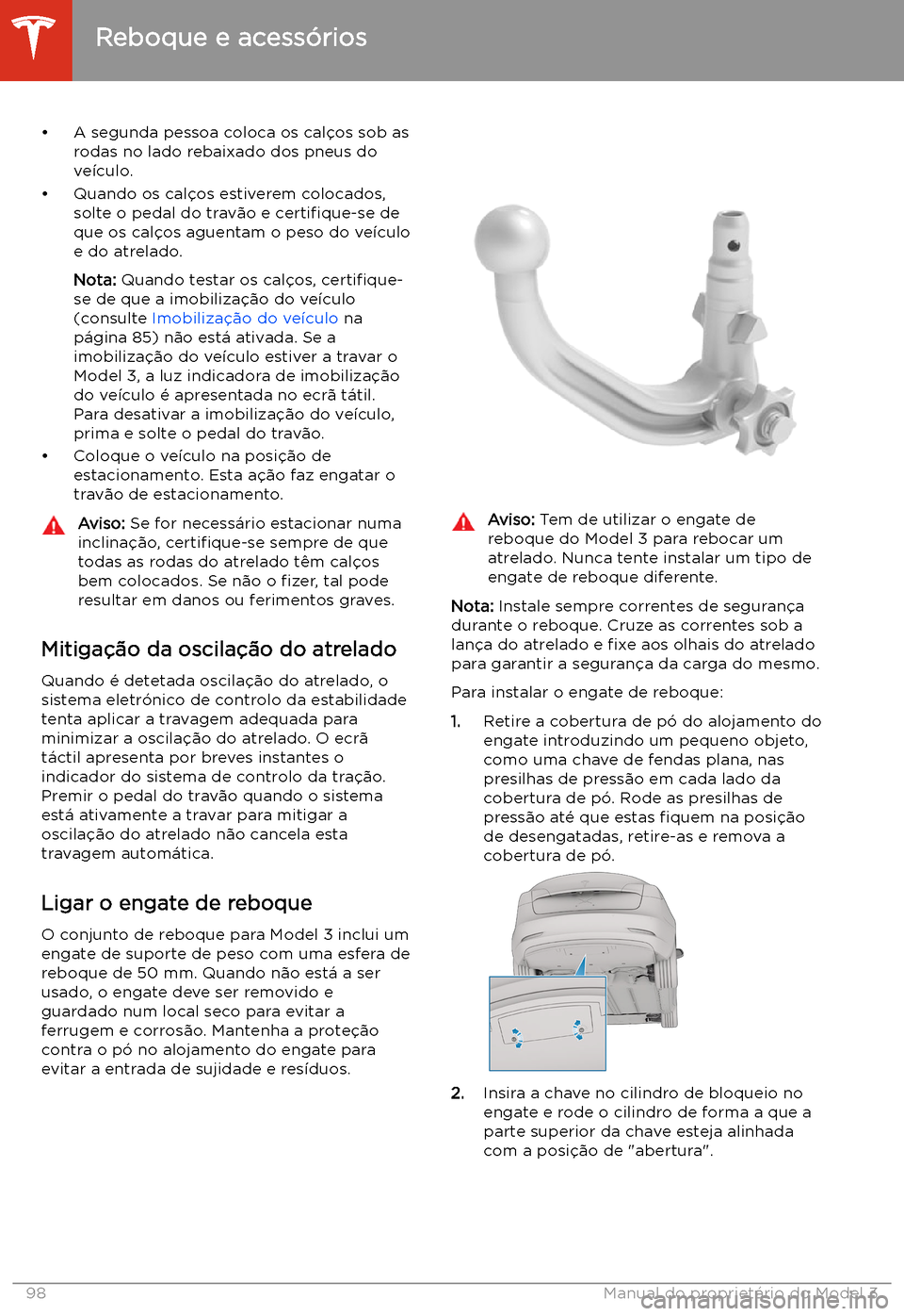 TESLA MODEL 3 2020  Manual do proprietário (in Portuguese) 
