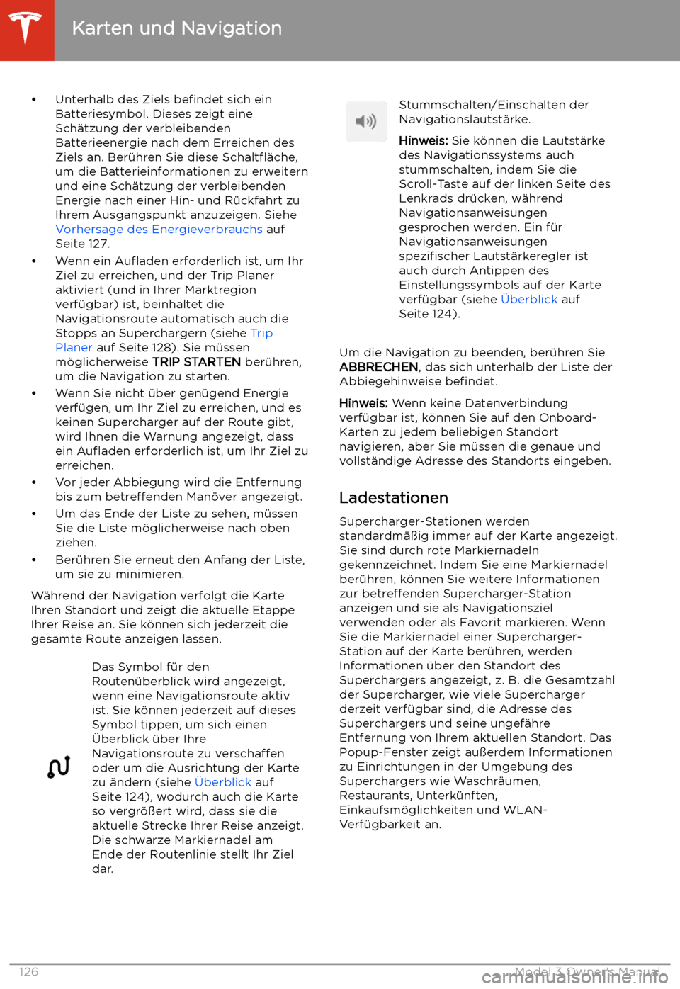 TESLA MODEL 3 2019  Betriebsanleitung (in German) 