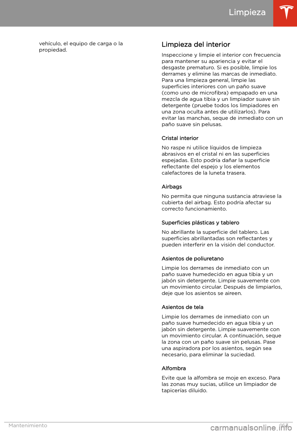 TESLA MODEL 3 2019  Manual del propietario (in Spanish)  veh