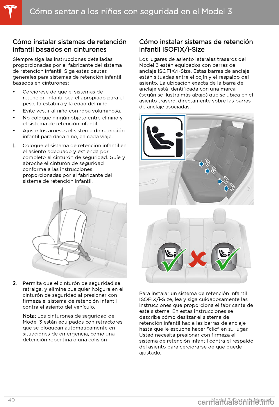 TESLA MODEL 3 2019  Manual del propietario (in Spanish)  C