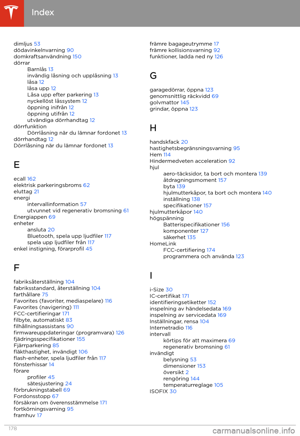 TESLA MODEL 3 2019  Ägarmanual (in Swedish) dimljus 53
d