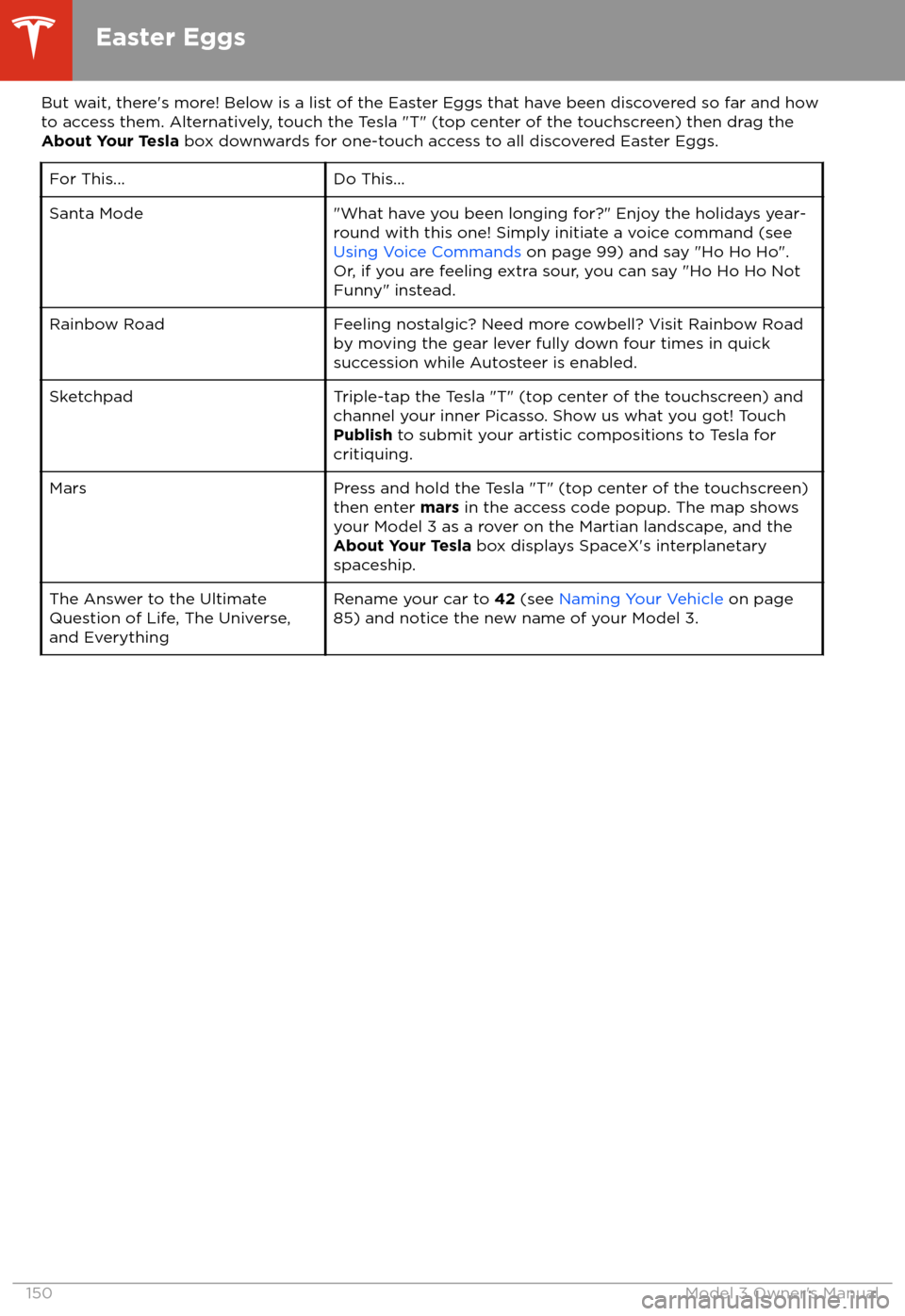 TESLA MODEL 3 2018  Owners Manual But wait, there