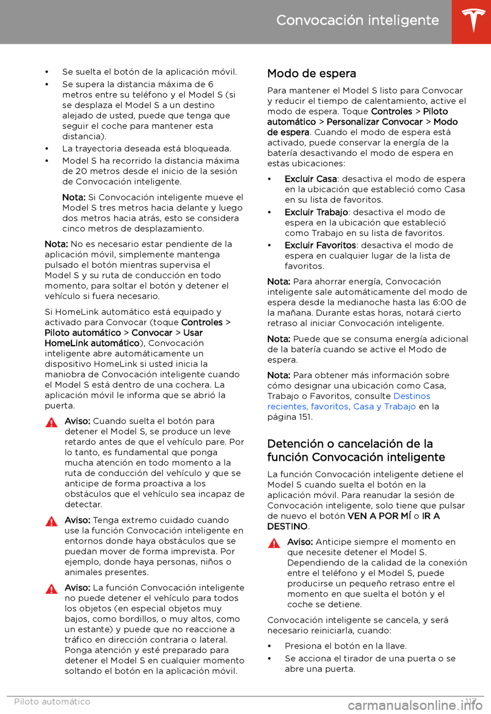 TESLA MODEL S 2020  Manual del propietario (in Spanish)  