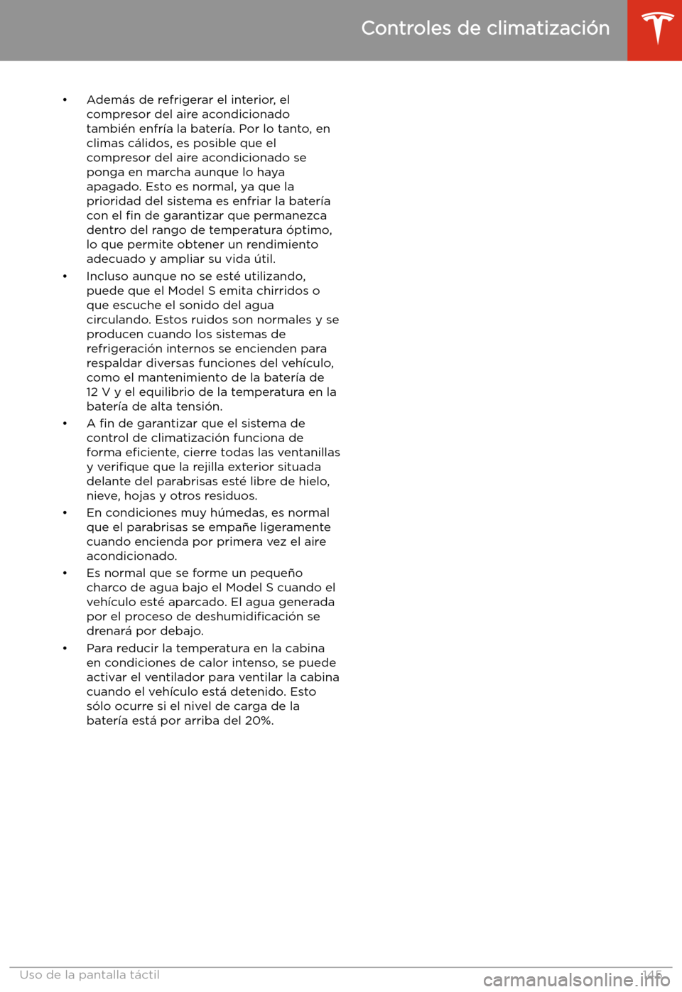 TESLA MODEL S 2020  Manual del propietario (in Spanish)  