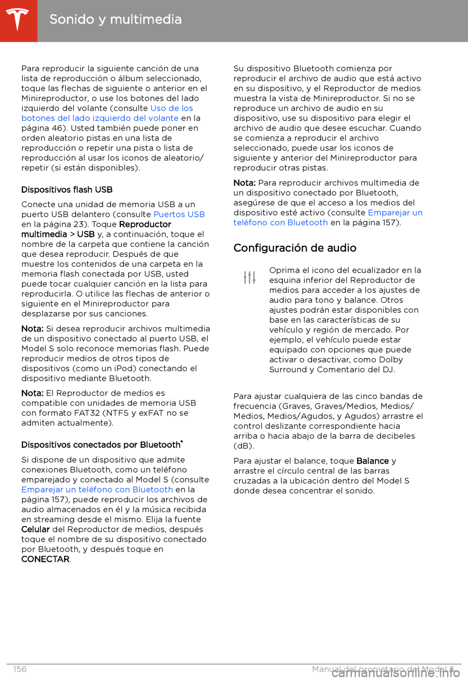 TESLA MODEL S 2020  Manual del propietario (in Spanish)  Para reproducir la siguiente canci