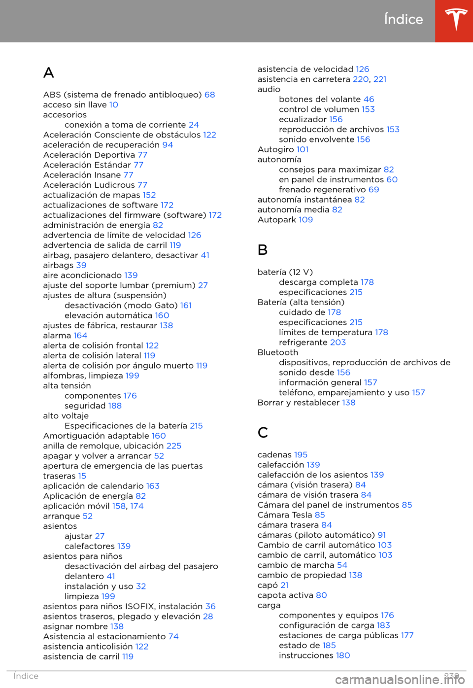 TESLA MODEL S 2020  Manual del propietario (in Spanish)  