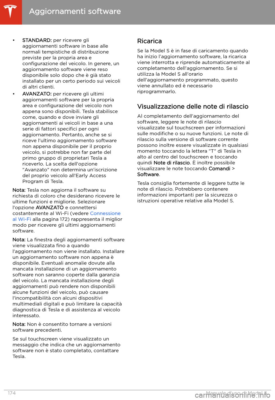 TESLA MODEL S 2020  Manuale del proprietario (in Italian)  