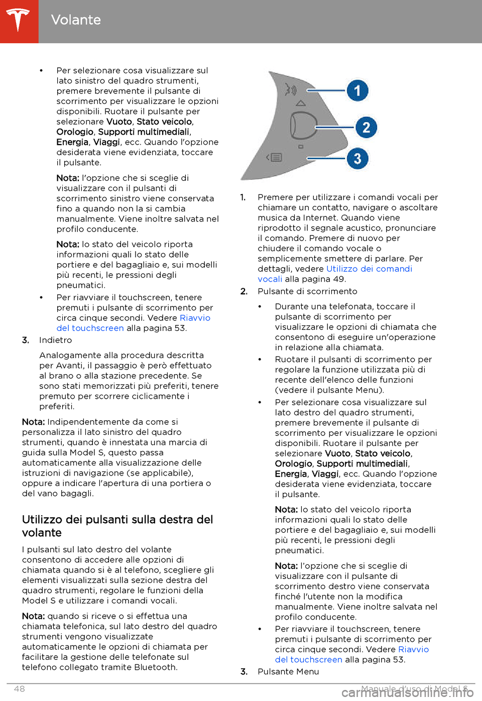 TESLA MODEL S 2020  Manuale del proprietario (in Italian)  