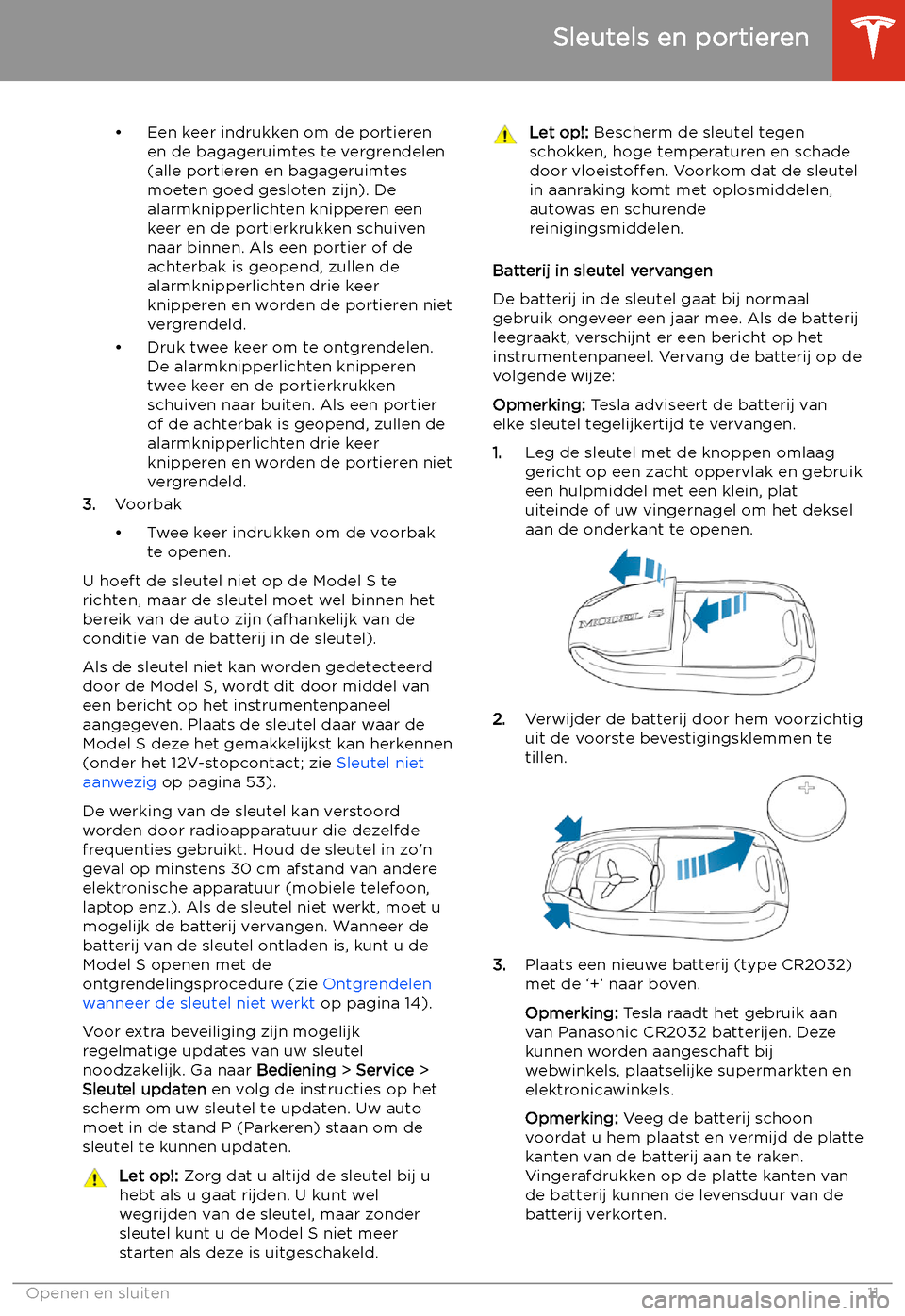 TESLA MODEL S 2020  Handleiding (in Dutch) 