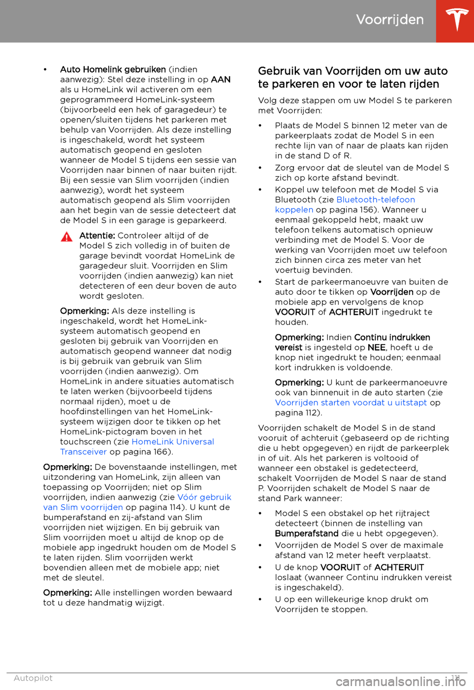 TESLA MODEL S 2020  Handleiding (in Dutch) 