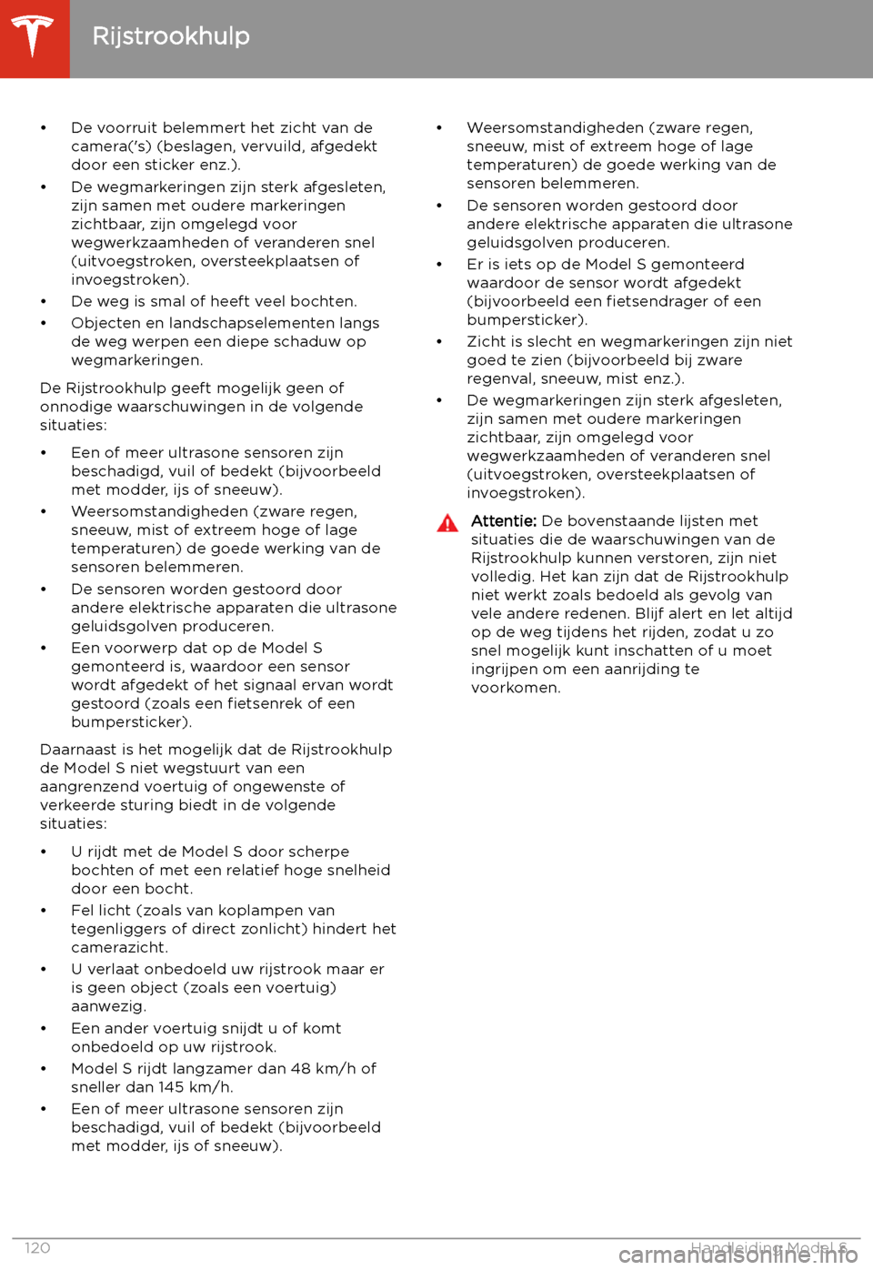 TESLA MODEL S 2020  Handleiding (in Dutch) 