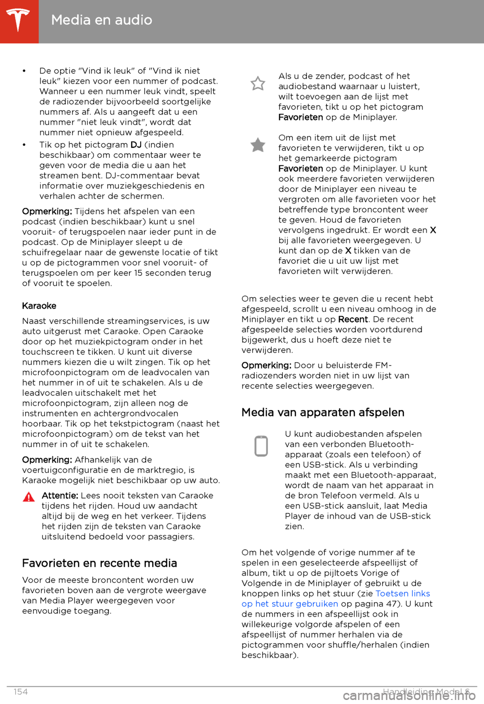 TESLA MODEL S 2020  Handleiding (in Dutch) 