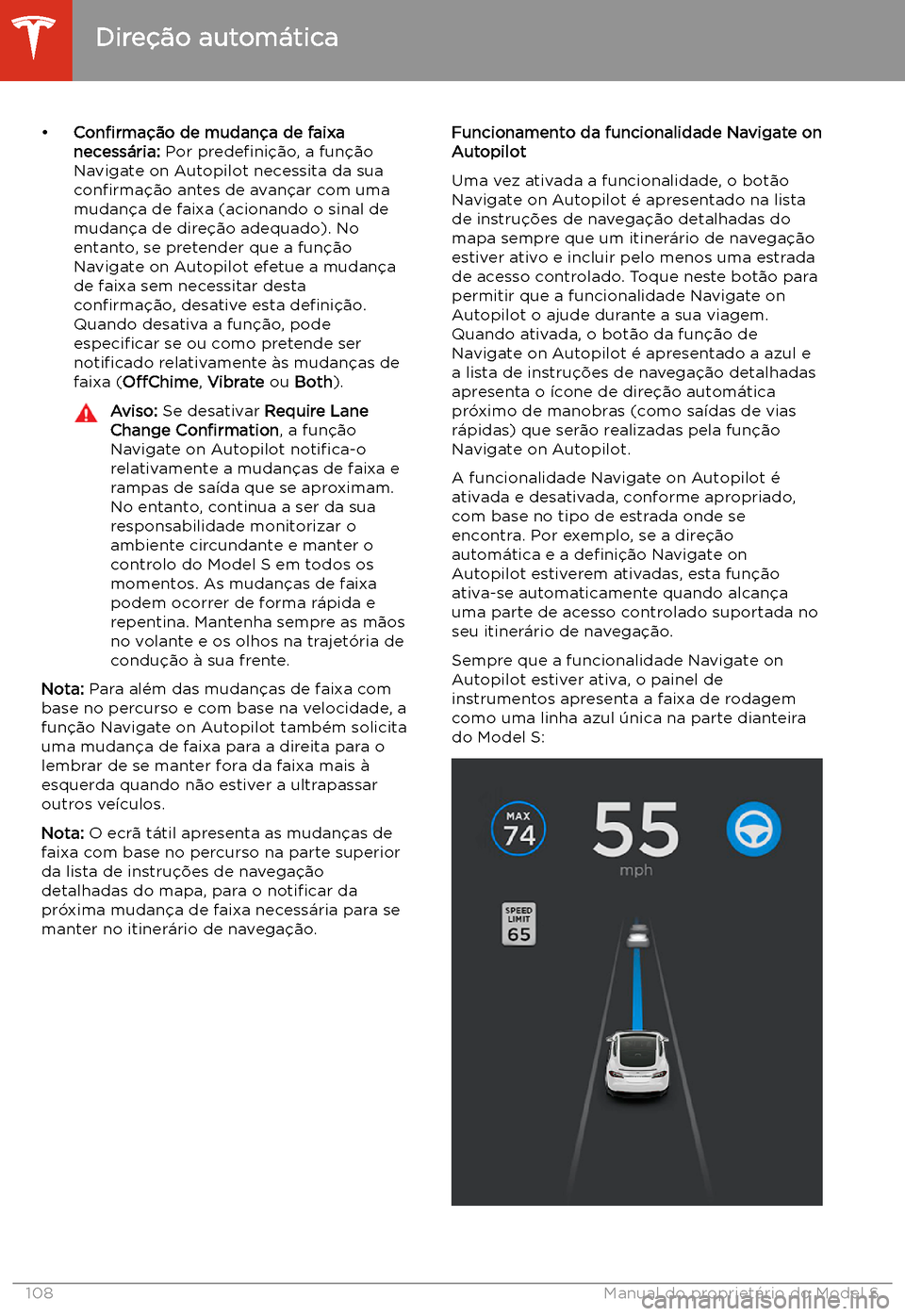 TESLA MODEL S 2020  Manual do proprietário (in Portuguese) 