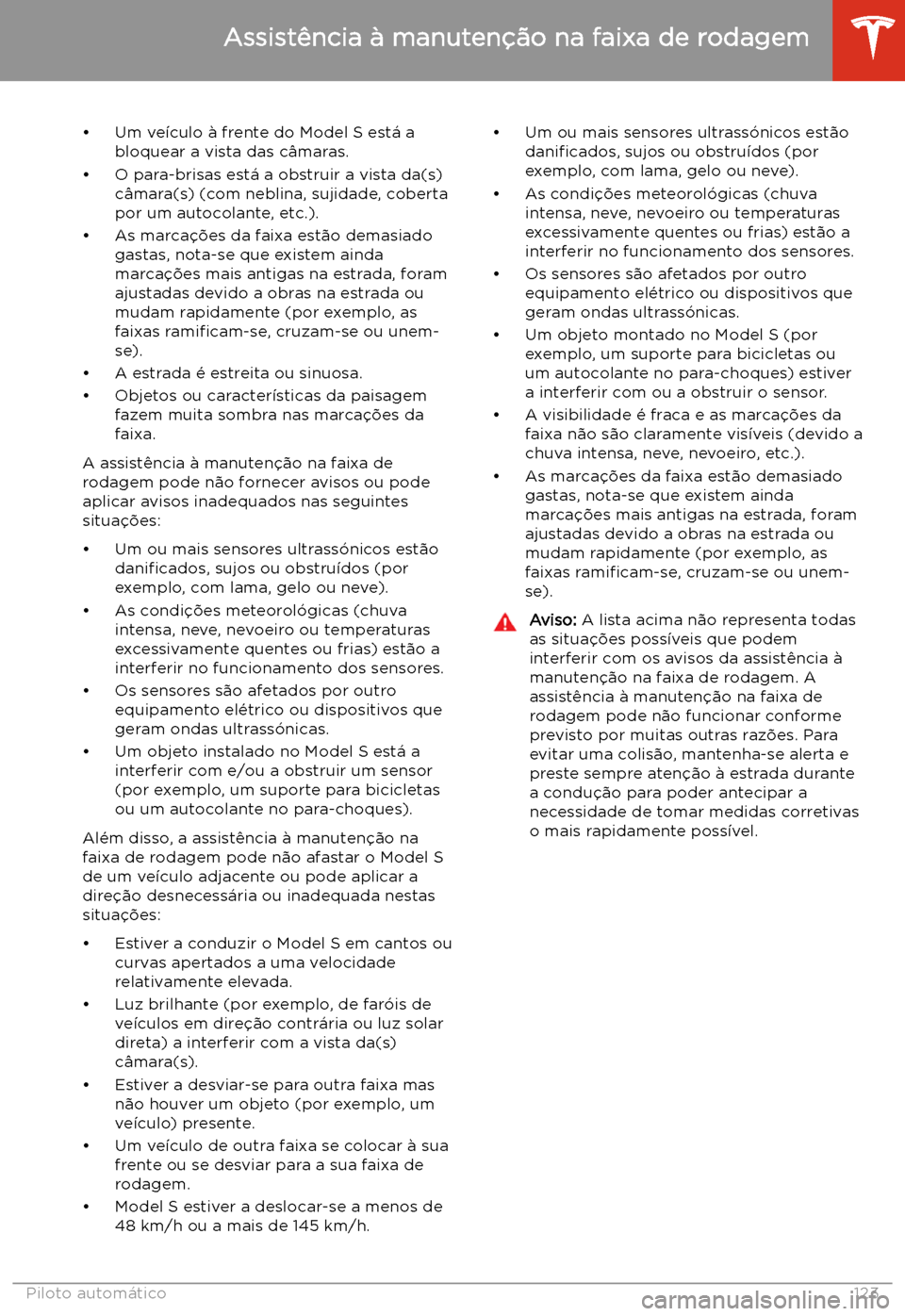 TESLA MODEL S 2020  Manual do proprietário (in Portuguese) 