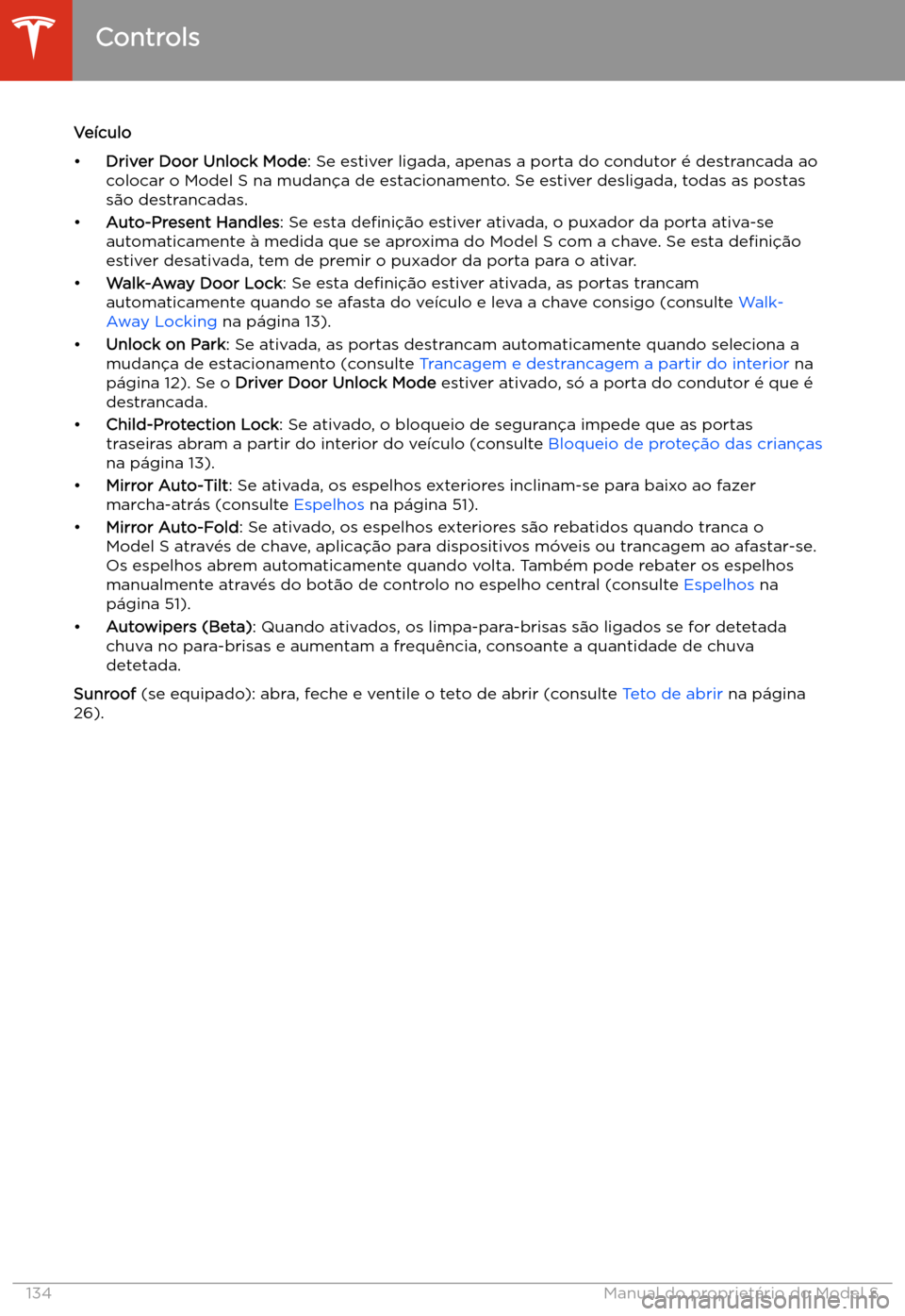 TESLA MODEL S 2020  Manual do proprietário (in Portuguese) Ve