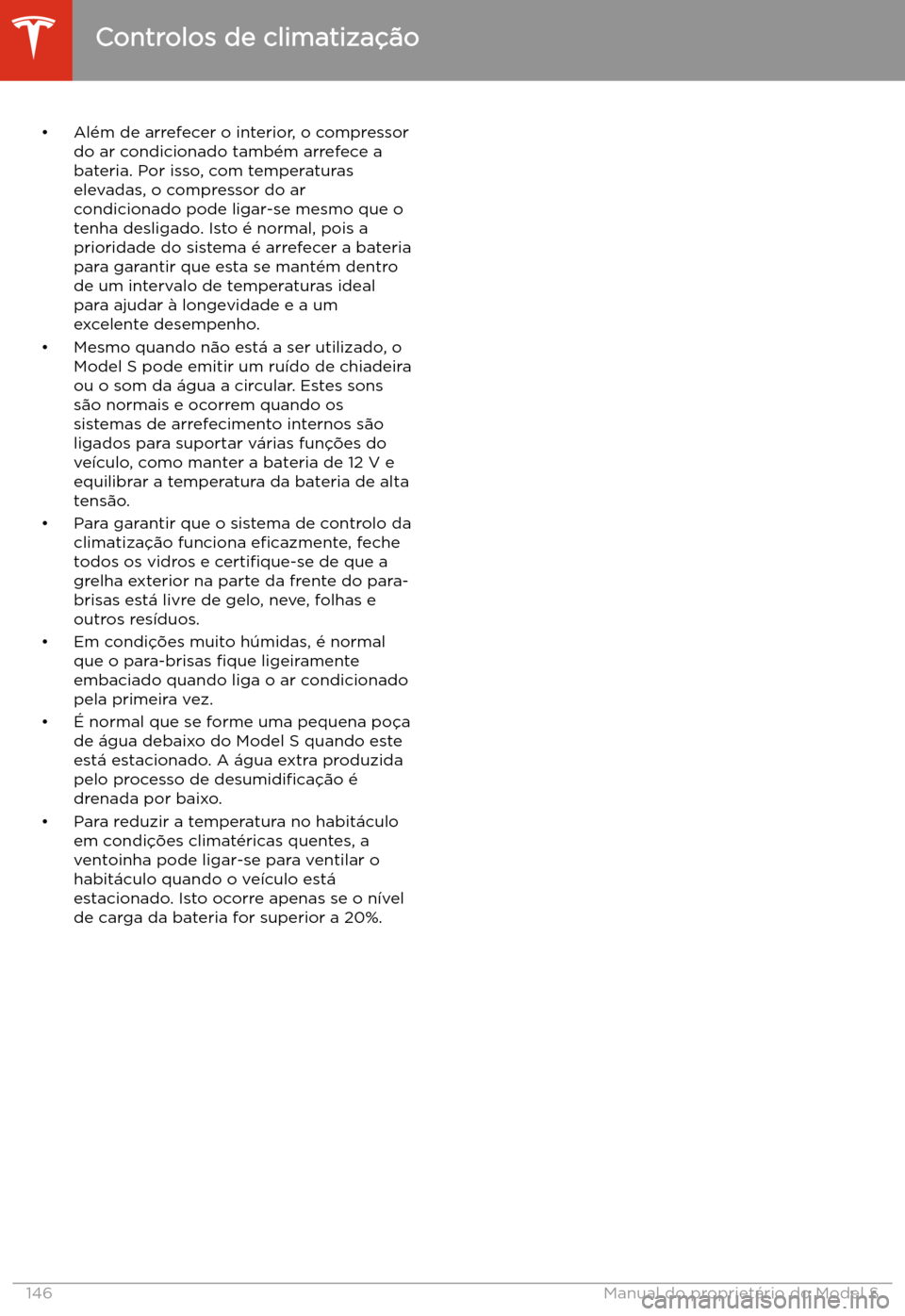 TESLA MODEL S 2020  Manual do proprietário (in Portuguese) 