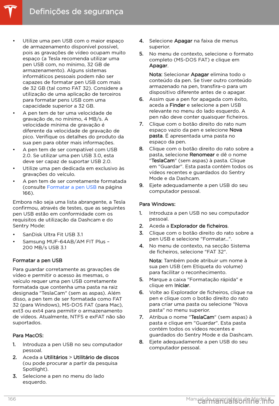 TESLA MODEL S 2020  Manual do proprietário (in Portuguese) 
