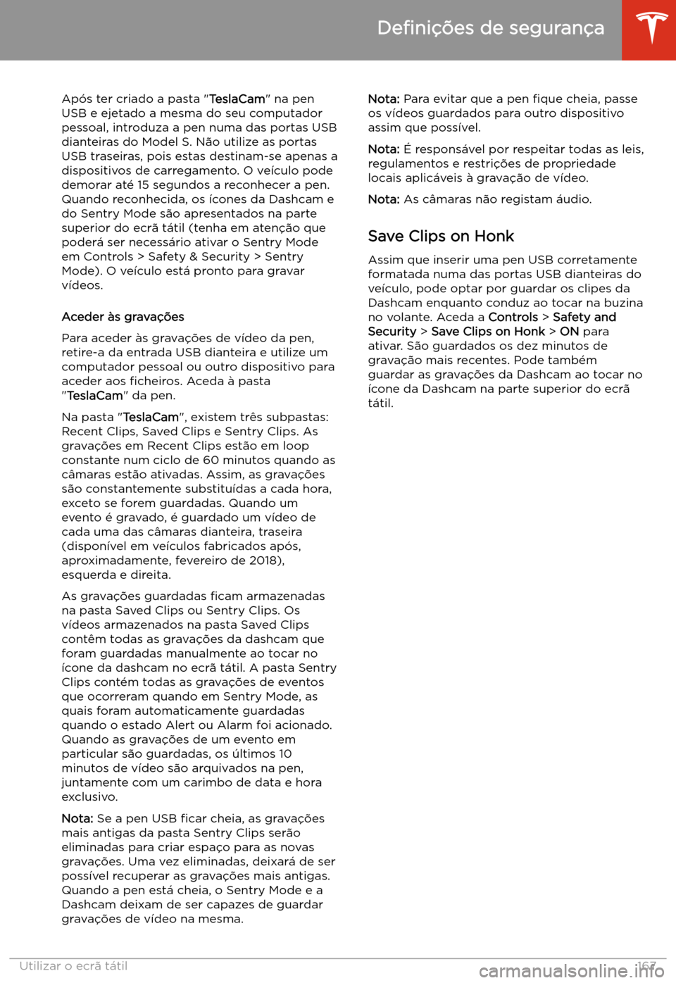 TESLA MODEL S 2020  Manual do proprietário (in Portuguese) Ap
