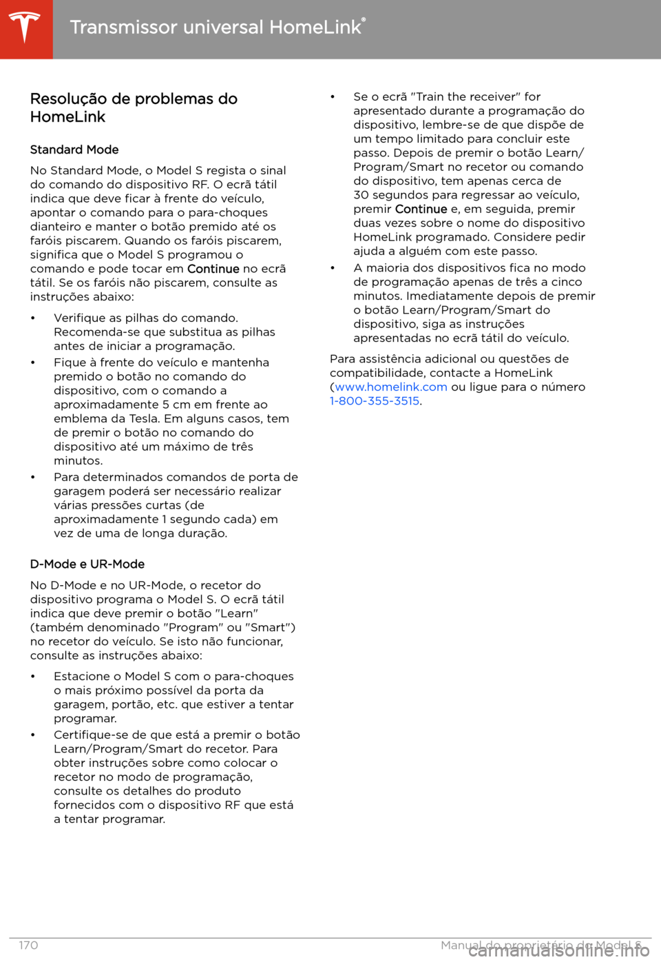 TESLA MODEL S 2020  Manual do proprietário (in Portuguese) Resolu