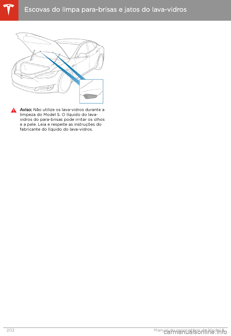 TESLA MODEL S 2020  Manual do proprietário (in Portuguese) Aviso: N