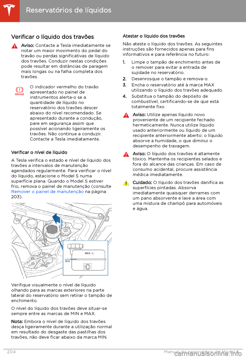 TESLA MODEL S 2020  Manual do proprietário (in Portuguese) Veri