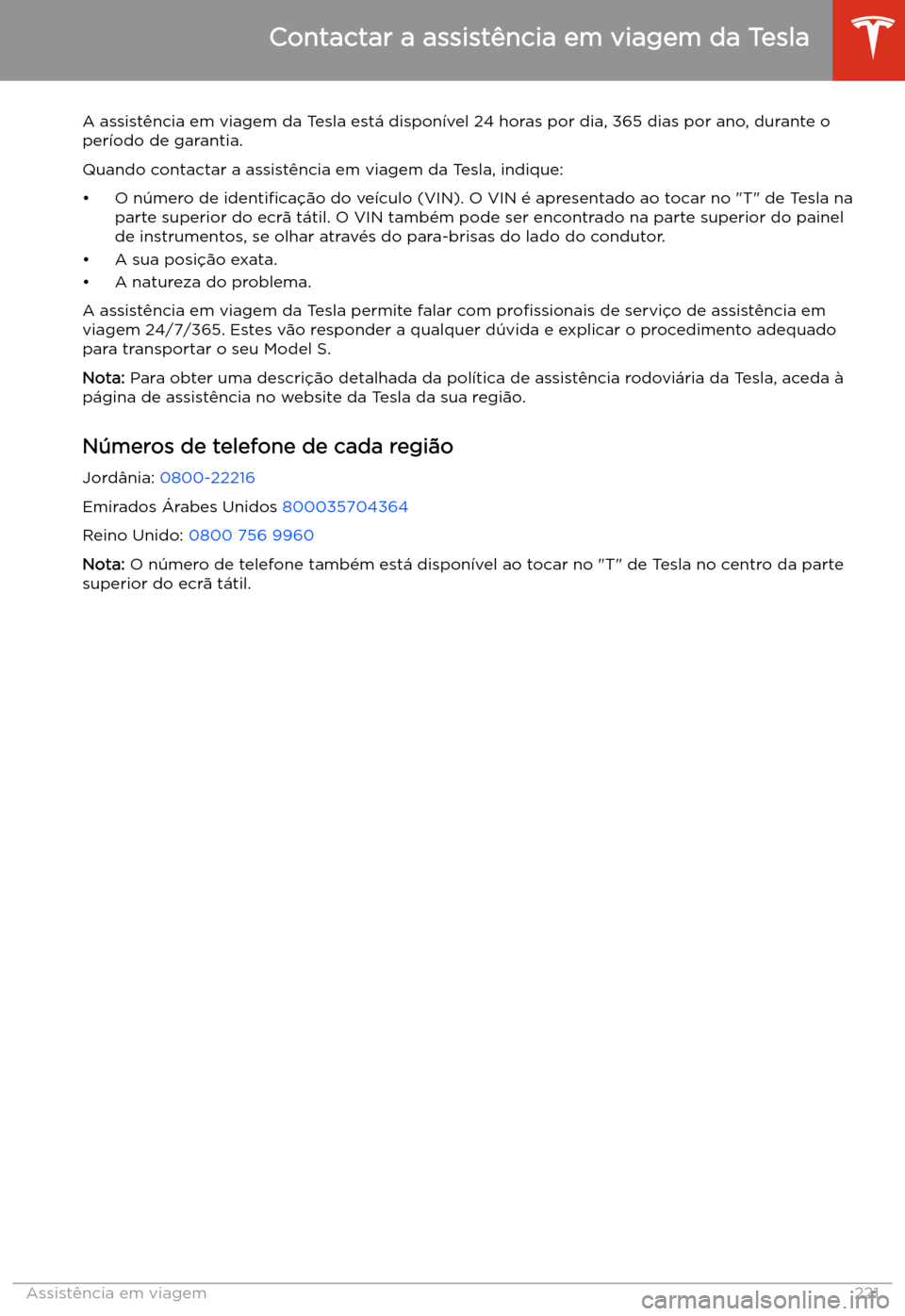 TESLA MODEL S 2020  Manual do proprietário (in Portuguese) Assist