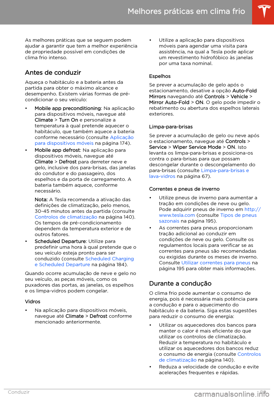 TESLA MODEL S 2020  Manual do proprietário (in Portuguese) As melhores pr
