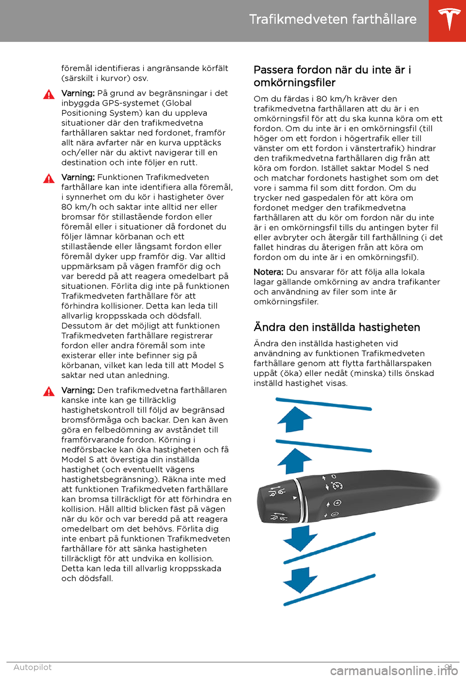 TESLA MODEL S 2020  Ägarmanual (in Swedish) f