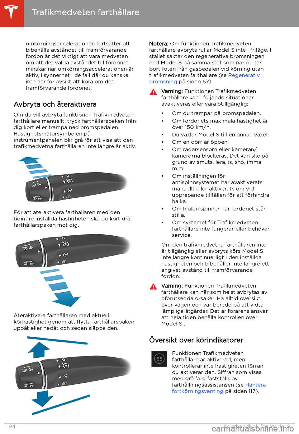 TESLA MODEL S 2020  Ägarmanual (in Swedish) omk