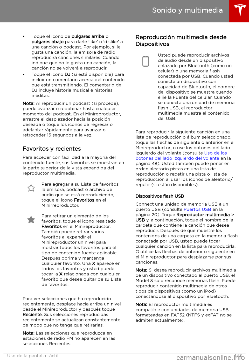 TESLA MODEL S 2019  Manual del propietario (in Spanish) 
