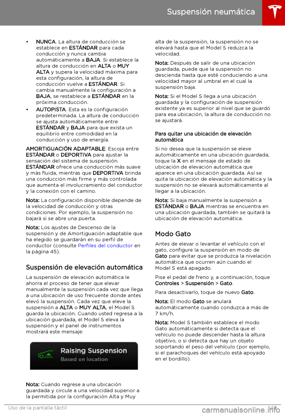 TESLA MODEL S 2019  Manual del propietario (in Spanish) 