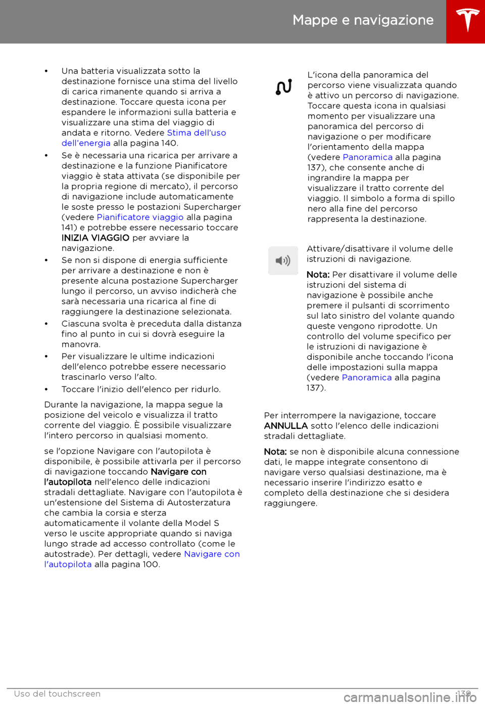TESLA MODEL S 2019  Manuale del proprietario (in Italian) 