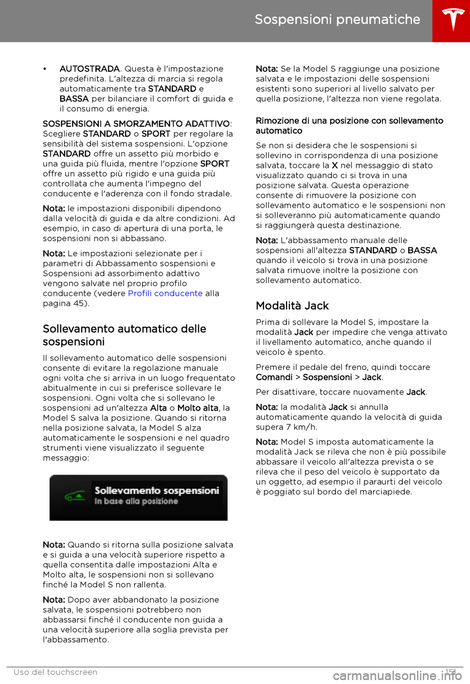 TESLA MODEL S 2019  Manuale del proprietario (in Italian) 