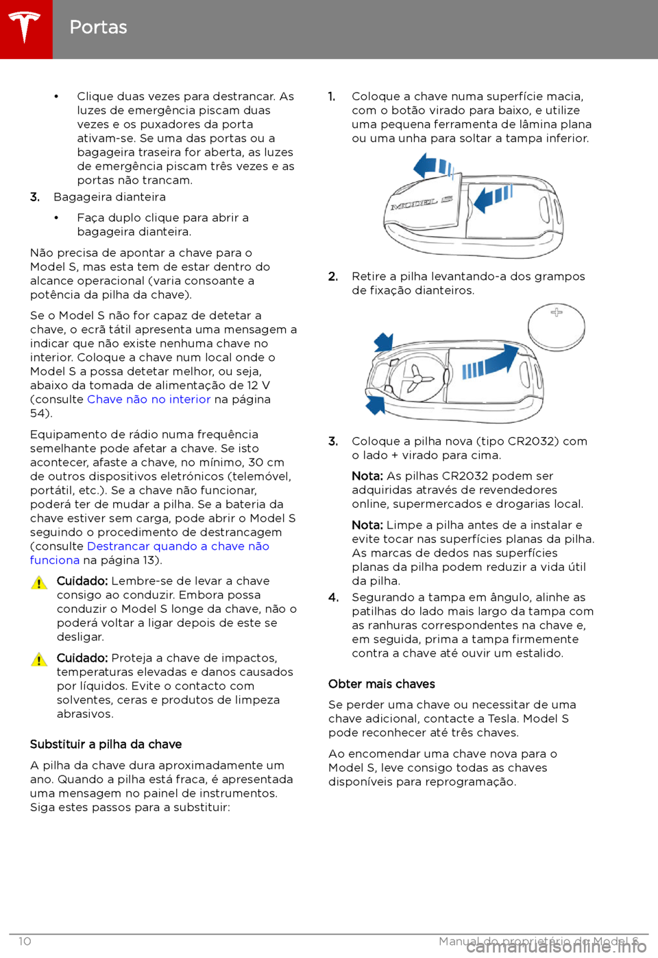 TESLA MODEL S 2019  Manual do proprietário (in Portuguese) 
