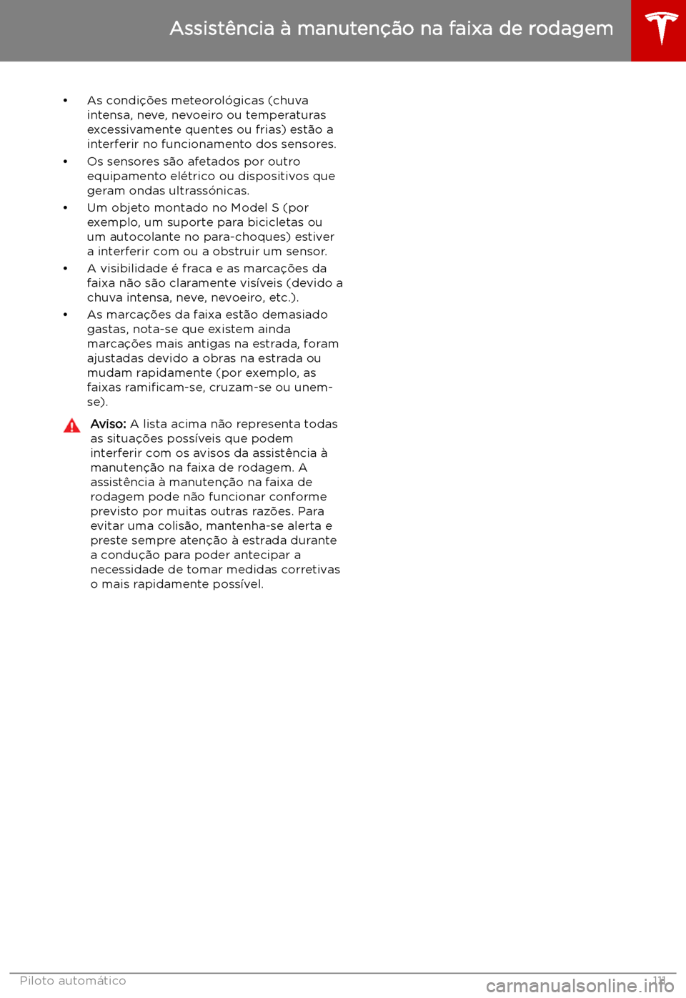 TESLA MODEL S 2019  Manual do proprietário (in Portuguese) 