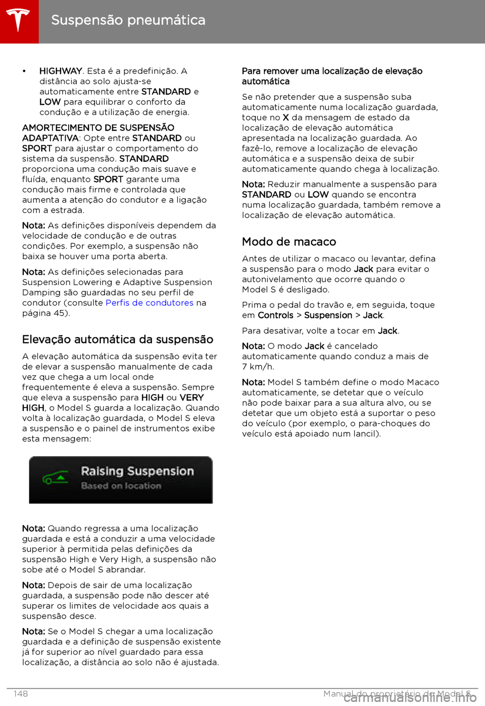 TESLA MODEL S 2019  Manual do proprietário (in Portuguese) 