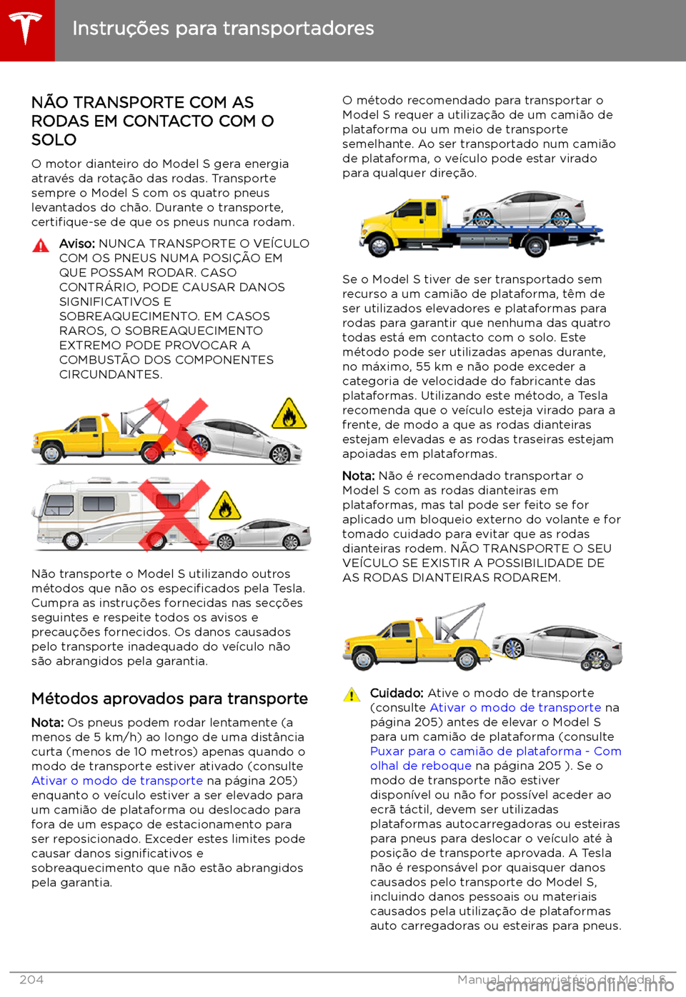 TESLA MODEL S 2019  Manual do proprietário (in Portuguese) Instru