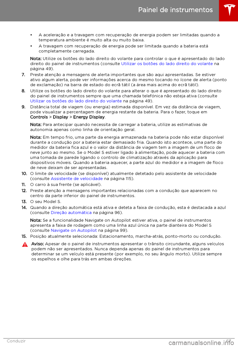 TESLA MODEL S 2019  Manual do proprietário (in Portuguese) 