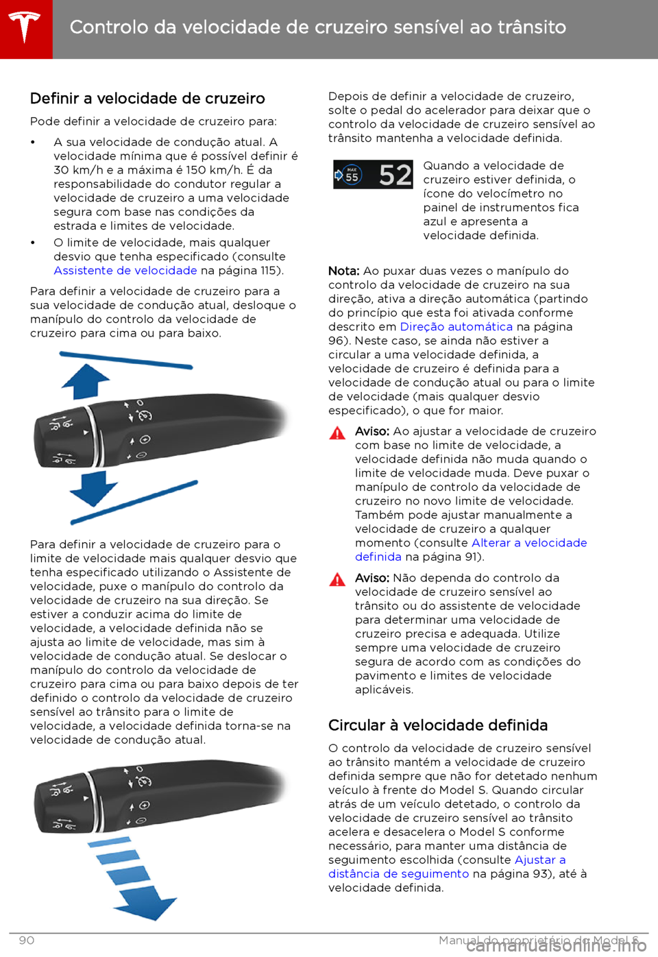 TESLA MODEL S 2019  Manual do proprietário (in Portuguese) De
