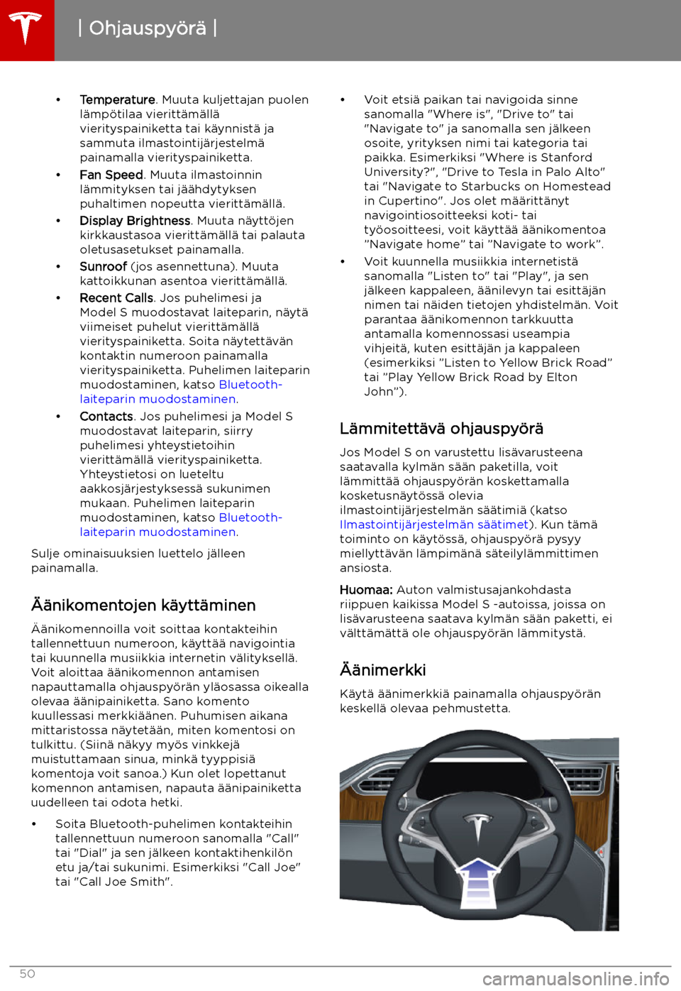 TESLA MODEL S 2019  Omistajan käsikirja (in Finnish) 